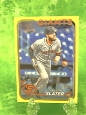 Austin Slater - Yellow - 2024 Topps Update #US261 SF Giants - Hanger Box