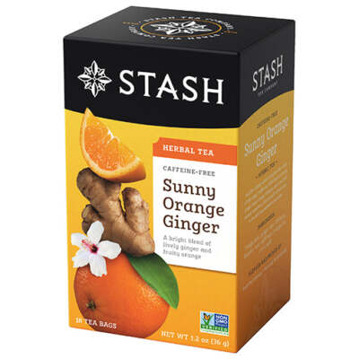 2 Pack - Stash Sunny Orange Ginger Herbal Tea Bags - 18 Count