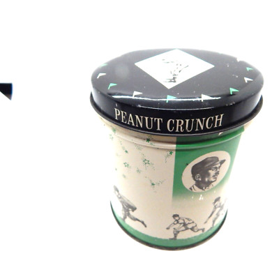 E. G. Whitman & Co. Philadelphia, Pa. - Peanut Crunch - Baseball Themed Tin Can