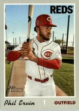 2019 Topps Heritage High Number #511 Phil Ervin Cincinnati Reds