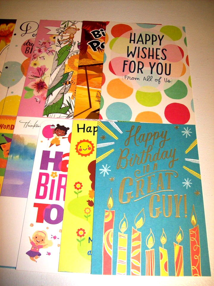 Lot of 20 Birthday Greeting Cards Heartline ( Hallmark ) w/ 20 Envelopes eBay