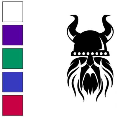 Viking Berserker, Vinyl Decal Sticker, Multiple Colors & Sizes #6925