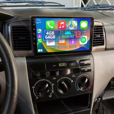 4+64G Apple Carplay For Toyota Corolla 2003-2008 Android 13 Car Stereo Radio GPS