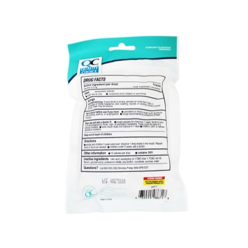 2 Pack Quality Choice Cough Drops Menthol Eucalyptus 30 Count Each - Bild 6 von 6