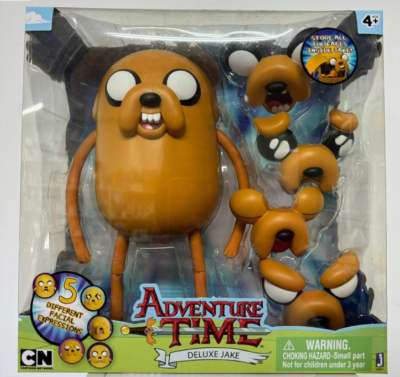 Adventure Time Deluxe Jake Action Figure 5 different facial