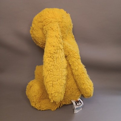 Jellycat Bashful Bunny Saffron 12” Plush Bunny Retired HTF Long