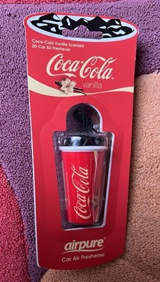 Coca Cola Vanilla Scented 3d Car Air Freshener