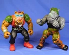 TEENAGE MUTANT NINJA TURTLES GIANT-SIZE BEBOP & ROCKSTEADY FIGURES VINTAGE