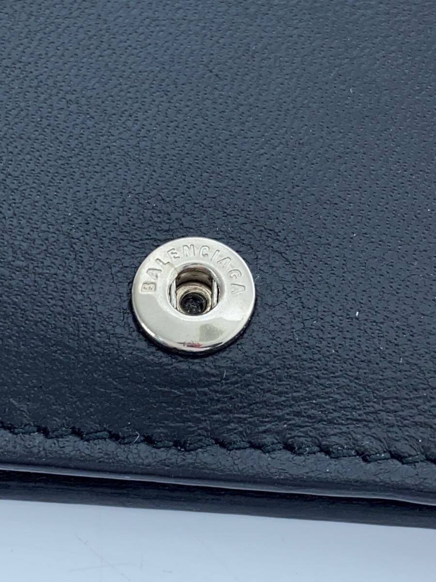 BALENCIAGA Card Case Leather BLK Men's 594220 thumbnail 6
