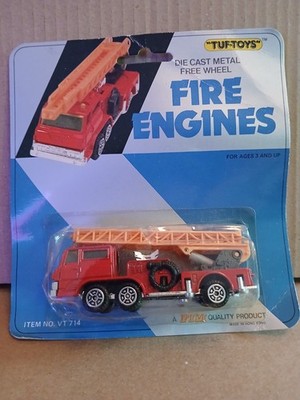 Tuf-Toys Die-Cast Metal Model - Aerial Ladder Fire Truck 1:96