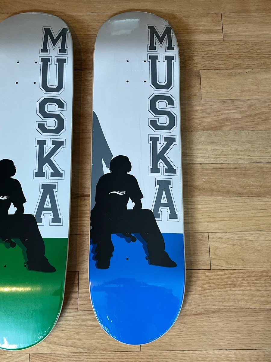 Shorty's Chad Muska Silhouette Set Skateboard Decks Gray Green Red