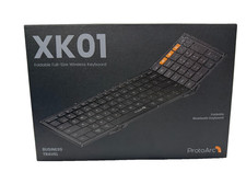 ProtoArc Foldable Wireless Bluetooth Keyboard, Full Size, Rechargeable, XK01