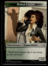 MAGIC: Marvel's Spider-Man #4 // 7 Human Citizen // Treasure 2-Sided Token .52B