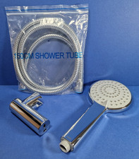 Silver BRISTAN Round Showerhead, Hose & Holder Bathroom- NEW