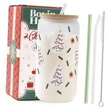 Christmas Tree Cup, Funny Christmas Gifts Stocking Frosted Christmas Tree