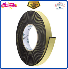 33Ft Car Speaker Sealing Foam Tape 2mm x 10mm Soundproof Waterproof Gasket