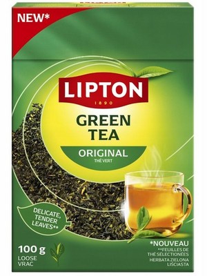 NEW LIPTON GREEN TEA ORIGINAL LEAF - 100G - THE VERT - LOOSE TEA