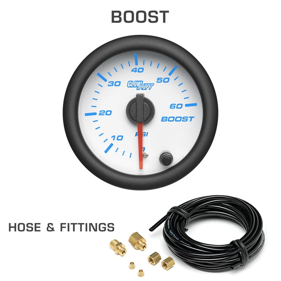 GlowShift W7 Boost EGT Fuel PSI Gauges + Pod for 94-97 Dodge Ram 12v Cummins — 第 4/4 张图片
