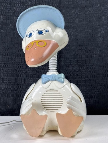 Vintage Analog Mother Goose Lamp Cassette Player Nursery Story Teller Light 