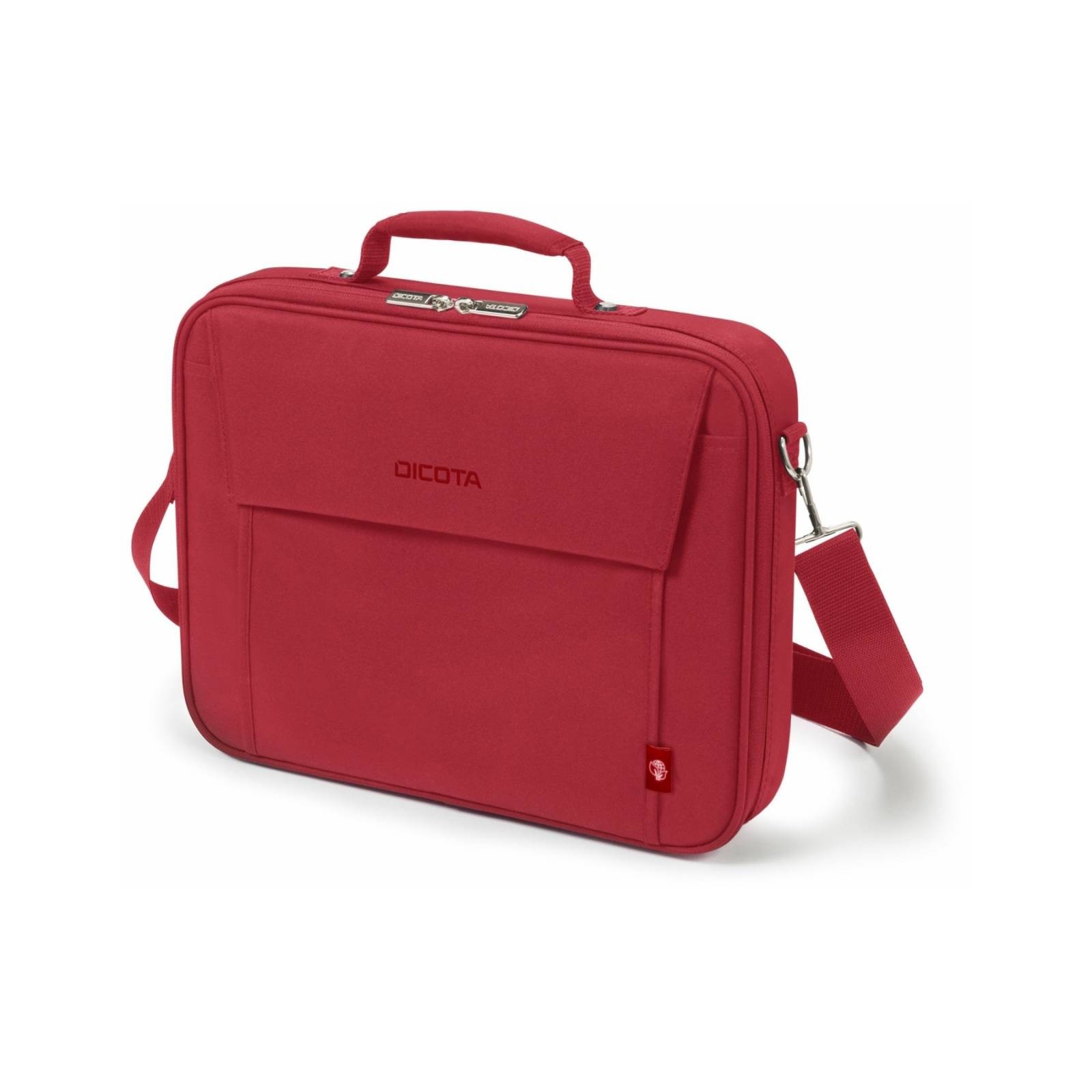 Dicota Eco Multi Base Briefcase for 17.3 Inch Laptops Red (D30917-RPET)