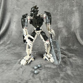 Lego Bionicle Warriors Takanuva #8699 No Box 95% Complete **Missing One Cannon**