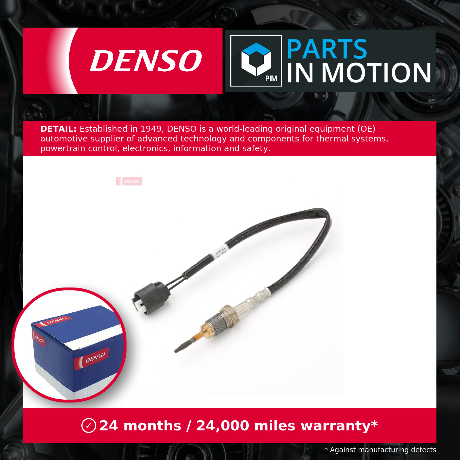Exhaust Temperature Sensor fits BMW X6 E71 3.0D LHD Only 10 to 14 M57N2306D3 New