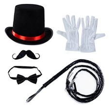 Ringmaster Costume Accessories - Ringmaster Hat - 5 Accessories - Circus