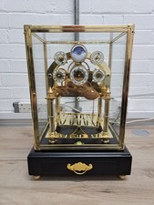 Antique Congreve Rolling Ball Clock Moonface Mantel Clock