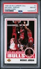 1998 UD MJ CAREER COLL RC CARD #1 MICHAEL JORDAN PSA 8