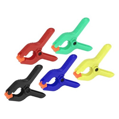 10Pcs 2'' Backdrop Spring Clamp Plastic Flexible Anti-slip Strong Clip Multicolor