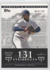 2007 Topps Moments & Milestones 64/150 Francisco Liriano #66 c7w