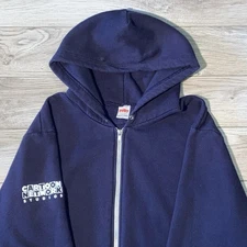 vintage Cartoon Network studios employee zip up hoodie Rare L