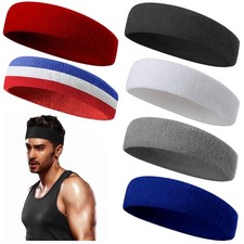 6 PCS Sports Headband Moisture Wicking Workout Sweatbands for Running Workout