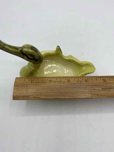 Vintage Rumpf Ente Gans Schwan kleiner Übertopf Schmuck Schale Aschenbecher Keramik Keramik - Bild 10 von 11