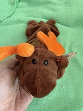 Ty Beanie Baby 1993 Chocolate The Moose Beanbag Plush Retired Original Tags