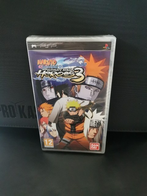 Naruto Shippuden Ultimate Ninja Heroes 3 -Psp - Pal - Neuf sous blister