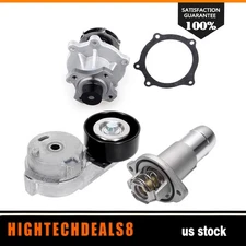 Water Pump+Thermostat+Tensioner Fits Chevrolet Colorado GMC Canyon Hummer H3