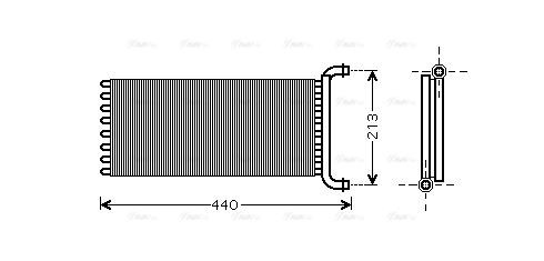 MSA6399 AVA Heater FIT VW CRAFTER 30 (2006) 2.5 TDI