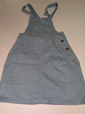 Urban Outfitters Light Blue Stretch Denim Overalls Dress Size 0 Coveralls Pokets