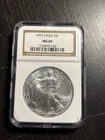 1997 American Silver Eagle NGC MS69 Brown Label! 1 Oz .999 Silver!