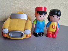 ELC Happyland bundle. Happyland car and figures. Yellow Happy land Car.