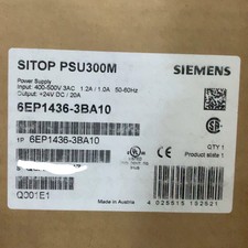 6EP1436-3BA10 1PCS Brand New Siemens 6EP1 436-3BA10 Power Supply Fast delivery