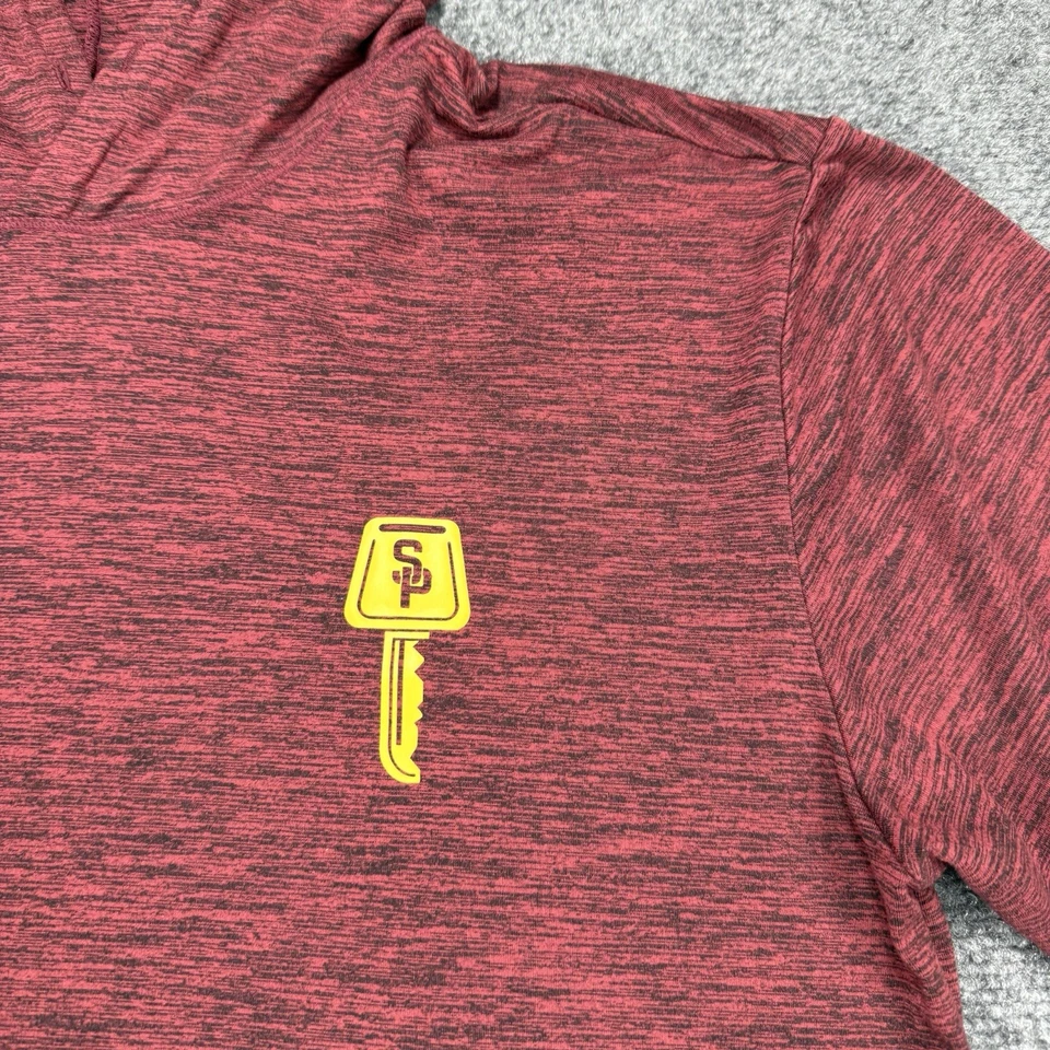 Born Primitive Hoodie Men Medium Red Street Parking Lightweight Athletic Stretch - Image 4 of 4