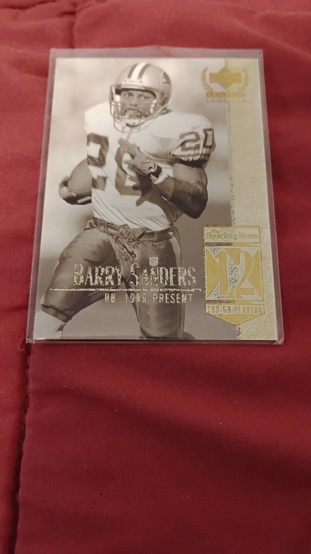 1999 Upper Deck Century Legends - Barry Sanders #12