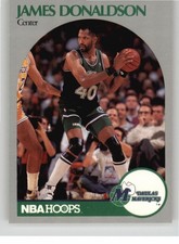 JAMES DONALDSON #85 1990 NBA Hoops Dallas Mavericks NM