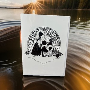 New Greeting Card With Envelope Mary Lady Servant Jesus  Dan Paulos
