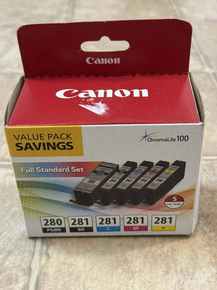 Canon PGI-280 CLI-281 5 цвет картридж упаковка для струйных принтеров Canon Pixma - Изображение 4 из 4