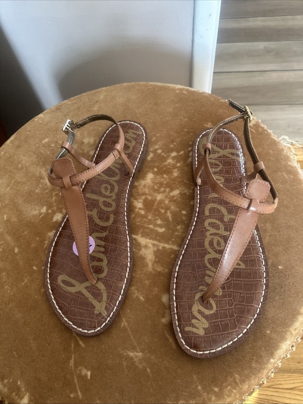 Brown Sam Edelman Thong Flat Sandles Sz 10.1/2
