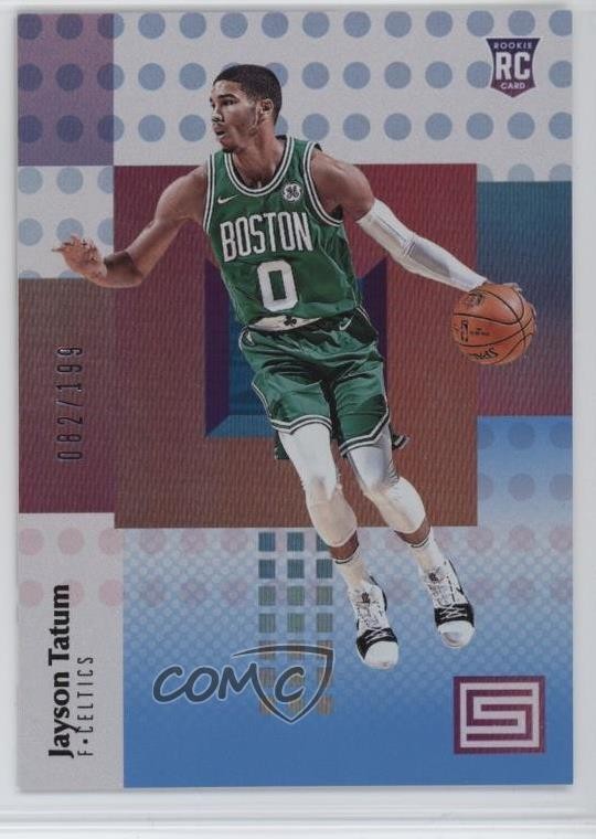 2017-18 Panini Status Rookies Blue /199 Jayson Tatum #128 8iv