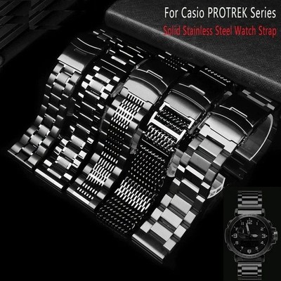 24mm Men Watch Strap For Casio PROTREK Series PRW-6600 PRG-600Y PRG-650 PRG-600
